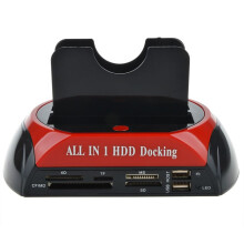 2Pcs Black Hdd Docking Station Ide USB Hub with Backup Function