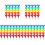 25Pcs Plastic Stackable Pencils for Kids School Supplies 4