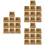 30Pcs Mini Cake Boxes Kraft Paper Windowed Cookie and Dessert Holders 5