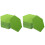 48Pcs Adhesive Green Felt Bulletin Board Hexagon Wall Decor 3