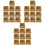 30Pcs Mini Cake Boxes Kraft Paper Windowed Cookie and Dessert Holders 3