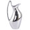 2Pcs Creative Silver Ceramic Pitcher Vase Compact Flower Arrangement 1