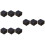 9Pcs Portable Black PU Watch Display Case Anti-Vibration Box 6