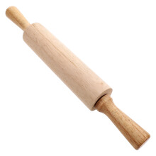 2Pcs Durable Wood Rolling Pins for Cake Pastry Pizza and Dumpling