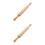 2Pcs Durable Wood Rolling Pins for Cake Pastry Pizza and Dumpling 6