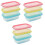 12Pcs Stackable Plastic Lunch Boxes with Sealed Lids for Freezer Use 3