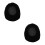 2Pcs Durable Black Guitar Cover Soft Lint-Resistant Protective Cover 6