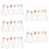30Pcs Flower Beaded Phone Lanyards Decorative Keychains 11