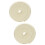 2Pcs White Crashworthy Bumper Strips Strip Proofing 7