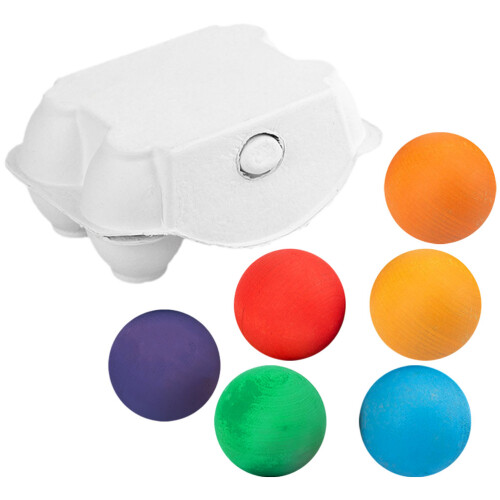 4Sets Wooden Balls Color Sorting Toy Brain Development Learning Game 1