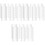 18Pcs Clear Acrylic Cake Smoother Set Cake Frosting Tools for Kitchen 5