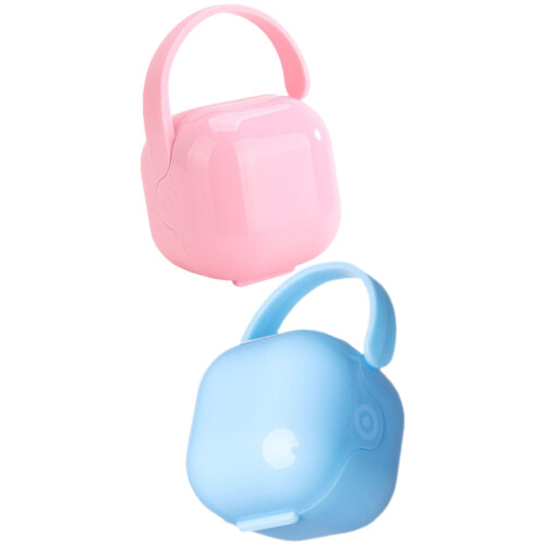 10Pcs Portable Baby Pacifier Case for Storage Travel Assorted Colors 1
