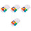 4Sets Wooden Balls Color Sorting Toy Brain Development Learning Game 4