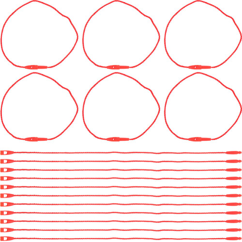 800Pcs Multi-Functional Red Lanyard String for DIY and Hanging Decor
