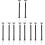 10Pcs Black Railroad Lamp Model Mini Signal Light for Sand Table Setup 5