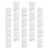 4Packs Compressed Makeup Remover Pads White Non-Woven Face Cleansing 3