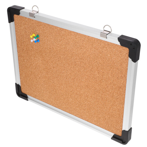 4Sets Multi-Color Cork Pin Boards with Aluminum Frame for Office Wall 2