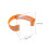 15Pcs Orange Arm Badge Holders PVC Adjustable Armband for Security Id 2