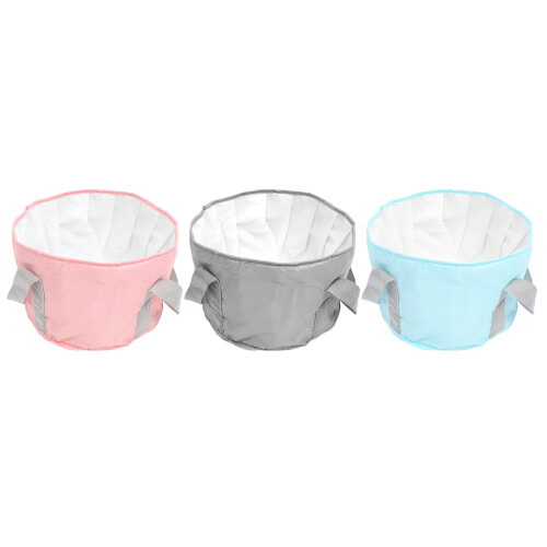12Pcs Portable Foldable Foot Bath Basin Assorted Color Sturdy Material 1