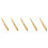 5Sets Small Bamboo Fountain Pen Set Light Yellow Smooth Writing Gift 9