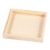 4Pcs Stackable Wooden Puzzle Tray Beige for Toy Storage and Sorting 1