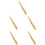 5Sets Small Bamboo Fountain Pen Set Light Yellow Smooth Writing Gift 6