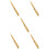 5Sets Small Bamboo Fountain Pen Set Light Yellow Smooth Writing Gift 8