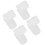 16Pcs White Soft Silicone Clarinet Finger and Thumb Rest Supports 2