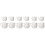 12Pcs White Ceramic Mini Sauce Jugs with Handle Drip-Free for Home Use 5