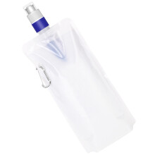 2Pcs Foldable Water Filter Bottles for Camping Transparent Outdoor Use