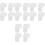 16Pcs White Soft Silicone Clarinet Finger and Thumb Rest Supports 5