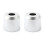 2Pcs Multi Mini Shave Razor Stand Zinc Alloy Durable for Men 2