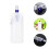 2Pcs Foldable Water Filter Bottles for Camping Transparent Outdoor Use 8