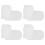 16Pcs White Soft Silicone Clarinet Finger and Thumb Rest Supports 3