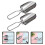 8Pcs Lightweight Silver Garden Tools Small for Digging 9
