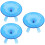3Pcs Blue Non Run Disc Exercise Wheel for Hamsters Small Pets Use 7
