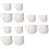12Pcs White Ceramic Mini Sauce Jugs with Handle Drip-Free for Home Use 7