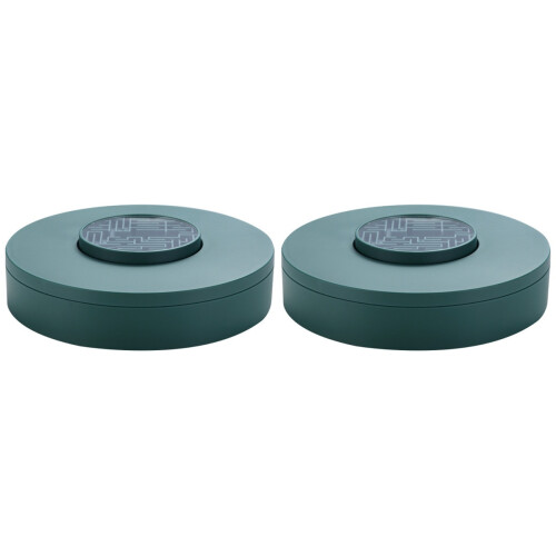2Pcs Creative Green Candy Tray Plastic Fruits and Snacks Storage Box 1