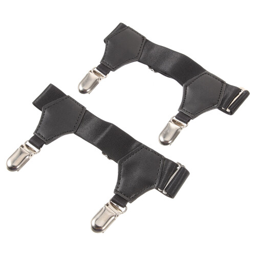 4Stk Leichte Verstellbare Sockenklemme Mit Non-Slip Gurt