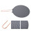 2Pcs Grey Stainless Steel Mesh Pot Covers with Handle for Kitchen Use 11