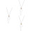 3Pcs Mini Glass Bottle Necklaces Silver Tiny Jars for Decoration 8