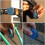 3Pcs Compact Blue Bike Roller Oiler Chain Lubricant Maintenance Tool 3