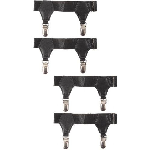 4Stk Leichte Verstellbare Sockenklemme Mit Non-Slip Gurt 2