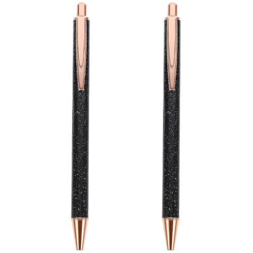 2St Compacte Sparkling Air Release Pen Zwart Voor Autogebruik 1