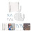 2Sets Transparent Acrylic Guitar Wall Hanger Classic Wall Mounted Hook 10