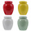 12Pcs Smooth Ceramic Pet Cremation Urn Assorted Color Funeral Casket 1
