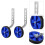 2Sets Blue Universal Bike Auxiliary Wheels Safe Training Wheels 8