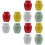 12Pcs Smooth Ceramic Pet Cremation Urn Assorted Color Funeral Casket 4