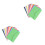 280Pcs Mini Envelopes Assorted Candy Colors for Stationery 3