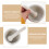 1Set White Ceramic Grinding Bowl with Pestle for Tablets and Herbs 6